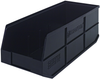 Stackable Shelf Bin, Black; Bin Colour Quantum Storage - 44AC7597 - Newark, An Avnet Company