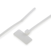 HellermannTyton IT18FL9L4 Identification Cable Tie, Zip Tie, Natural 18 lbs. 4.125