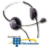 Plantronics H61N Supra Binaural Noise-Canceling Headset - 26093-01 - TelephoneStuff.com