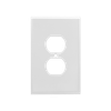 1-Gang Duplex Wall Plates, Metal Jumbo Size Glossy Finish - 21JFS - Suzhou Ele Mfg Co., Ltd.