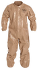 Dupont Safespec C3125T TN Tan Large Tychem CPF3 Chemical-Resistant Coveralls - Fits 25 3/4 in Chest - 28 1/2 in Inseam - C3125TTNLG000600 - C3125TTNLG000600 - R. S. Hughes Company, Inc.
