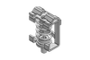 Shield Brackets with Compression Spring- with or without Integrated Strain Relief -- 36222.002