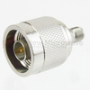 SMA Female (Jack) to N Male (Plug) Adapter, Passivated Stainless Steel Body, High Temp, 1.2 VSWR - SM4203 - Fairview Microwave Inc.