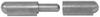 Hinges, Weld-On Bullet Hinges, Plain Steel with Stainless Pin -- PSWM060FSP - Image