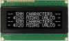 Alphanumeric Lcd Display, 80, 20 X 4, White, 4.75 Mm, 6.5 V, Transmissive Rohs Compliant Midas - 52Y1068 - Newark, An Avnet Company