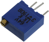 Trimmer Potentiometer, 1Kohm 25Turn Through Hole; Trimpot Type Vishay - 67F5846 - Newark, An Avnet Company