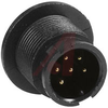 Connector; #20; Solder Cup; 6; Pin; Gold over Nickel 600 V - 70025446 - Allied Electronics, Inc.
