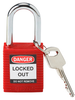 Red Safety Padlock - 99552 - Brady Corporation