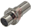 Adapter, Mini DIN 6, Female/female, gold - 70126123 - Allied Electronics, Inc.