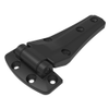 Surface Mount Hinge, 165.5 mm size, with Mounting Holes, Zinc Alloy, Black Powder coated - EH-DHIZ-85165-PC - Southco