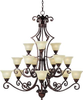 Large Chandeliers-Glass Shade - 85855 - Light Center (The)