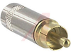 Phono Plug; Plug; Brass (Housing); Brass; 4 to 9 mm; Black; IEC Approved - 70088604 - Allied Electronics, Inc.