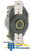 Leviton 20 AMP 250V Flush Mount Locking Receptacle -- 2320 - Image