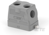 Rectangular Connector Hoods & Bases - T1300100313-000 - TE Connectivity