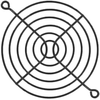 92mm Wire Form Fan Guard, Black E.D. Finish - 08133-02 - Qualtek Electronics Corp.