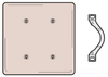 Standard Wall Plate - NP24AL - Hubbell Incorporated