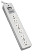 NOT for Patient-Care Rooms - UL1363 Hospital-Grade Surge Protector with 6 Hospital-Grade Outlets, 10 ft. Cord, 1050 Joules -- SPS610HGRA