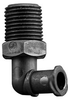 Fisnar 561821 Elbow Luer Lock Connector Black 0.125 in NPT -- 561821-BLACK - Image