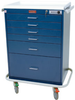 Classic Six Drawer Anesthesia Workstation Combination L.. - 7450 - Harloff Company, Inc. (The)