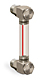 Standard Nylon Liquid Level Gage, 4” Centerline, 3/8