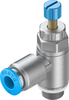 One-way flow control valve - GRLA-1/8-QS-6-RS-D - Festo Corporation