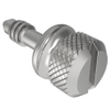 Fast Lead Screw, Medium Size, Knurled, 1.9mm  Max. Outer Panel, Stainless Steel, Passivated - 12-13-303-12 - Southco