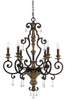 MQ5006HL Mid. Chandeliers-Candle - 700300 - Capital Lighting, Inc.