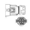 SK6-076C04 | Mid Power SPEC Pak ® Straight Plug -- SK6-076C04 - Image