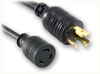 LOCKING NEMA L5-30P to LOCKING NEMA L5-30R HOME // Power Cords // High Voltage Power Cords // Locking Blade Power Cords - 3006.024 - Quail Electronics