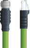 C6A009S05 - LAPP ETHERLINE® Industrial Cordsets 22 AWG / 4 pair CAT6A - Green Polyurethane (PUR) - M12 Female / RJ45 connectors - 5m - OLFC6A009S05 - Lapp Tannehill