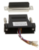 DB25 Modular Adapter Kit (Unassembled), Female to RJ-45, 8-Wire, Black - FA4525F-BK - Visual Sound, Inc.
