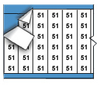 Solid Numbers Wire Marker Card - WM-51-PK - Brady Corporation
