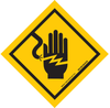 Brady B-555 Aluminum Rectangle Yellow Electrical Safety Sign - 14 in Width x 10 in Height - 42740 - 754476-42740 - R. S. Hughes Company, Inc.