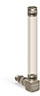 Vented Union Coupling Elbow Nylon Liquid Level Gage, 4 1/2” Sight Opening, 1/4” Male NPT Mounting Thread - B3641-30416BA2W - Oil-Rite Corp.