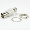 Bulkhead Isolated Ground BNC Female (Jack) to BNC Female (Jack) Adapter, Nickel Plated Brass Body, 1.5 VSWR - SM3426 - Fairview Microwave Inc.