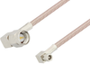 SMA Male Right Angle to SMC Plug Right Angle Cable 60 Inch Length Using RG316 Coax -- PE3740-60