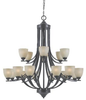 33245 Large Chandeliers-Glass Shade - 373874 - Capital Lighting, Inc.