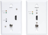 HDMI over Cat5/6 Active Extender Kit, Wallplate Transmitter & Receiver for Video and Audio, 1080p @60Hz up to 150-ft., TAA -- B126-1A1-WP