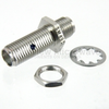 SMA Female (Jack) to SMA Female (Jack) Bulkhead Adapter, Passivated Stainless Steel Body, 1.2 VSWR - SM4955 - Fairview Microwave Inc.