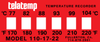 110-17-22 TEMP RECORDER 170-220F - 110-17-22 - Telatemp Corporation