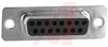 connector,d-subminiature,receptacle housing,tin plated,for 15 crimp socket cont - 70172258 - Allied Electronics, Inc.