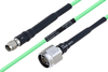 Temperature Conditioned SMA Male to N Male Low Loss Cable 24 Inch Length Using PE-P160LL Coax - PE3M0186-24 - Pasternack