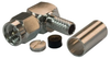 SMA Male, Right Angle, Crimp Attachment For RG55, RG58, RG142 & RG400 -- 11-SMA105 - Image