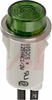 Indicator,Pnl-Mnt;Neon;Green;0.500 In;105-125 VAC;Lens,High Hat;22AWG Wire Leads - 70130179 - Allied Electronics, Inc.