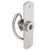 Compression Latch, Self-Adjusting, Large Size, Tool Locking, Hex Recess, Rivet/Screw  Installation, Smooth Spring, Steel, Zinc Plated, Bright - 57-40-801-10 - Southco