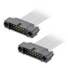 10+10 Pos. Male DIL 26 AWG Cable Assembly, double-end, Reverse fix - M80-MC32005MA-XXXXMA - Harwin Plc