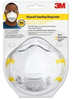 3M 8210DA1-A White Standard N95 Molded Cup Drywall Sanding Respirator - 051111-08653 - 051111-08653 - R. S. Hughes Company, Inc.