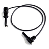 XJ Macro-Hook to 9309 Shrouded R/A Banana Socket, 18 AWG PVC Test Lead - 634XJ - E-Z-HOOK, a division of Tektest, Inc.