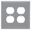 Standard Wall Plate - SPJ82-GRY - Legrand - Pass & Seymour