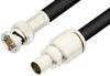 75 Ohm BNC Male to 75 Ohm BNC Female Cable 48 Inch Length Using 75 Ohm RG6 Coax, RoHS - PE33437LF-48 - Pasternack